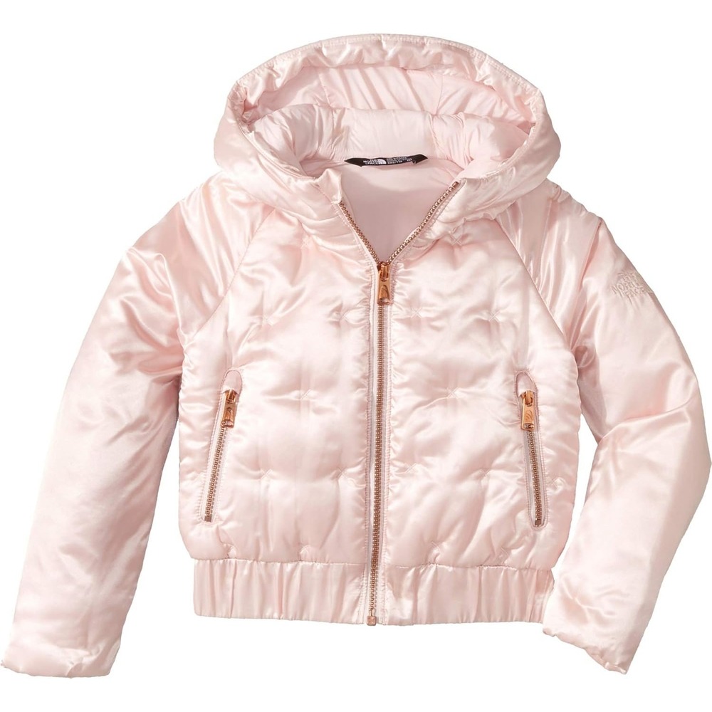 The North Face Girls Jacket‎ Puffer Mashup Hoodie Pink Size Small 7/8